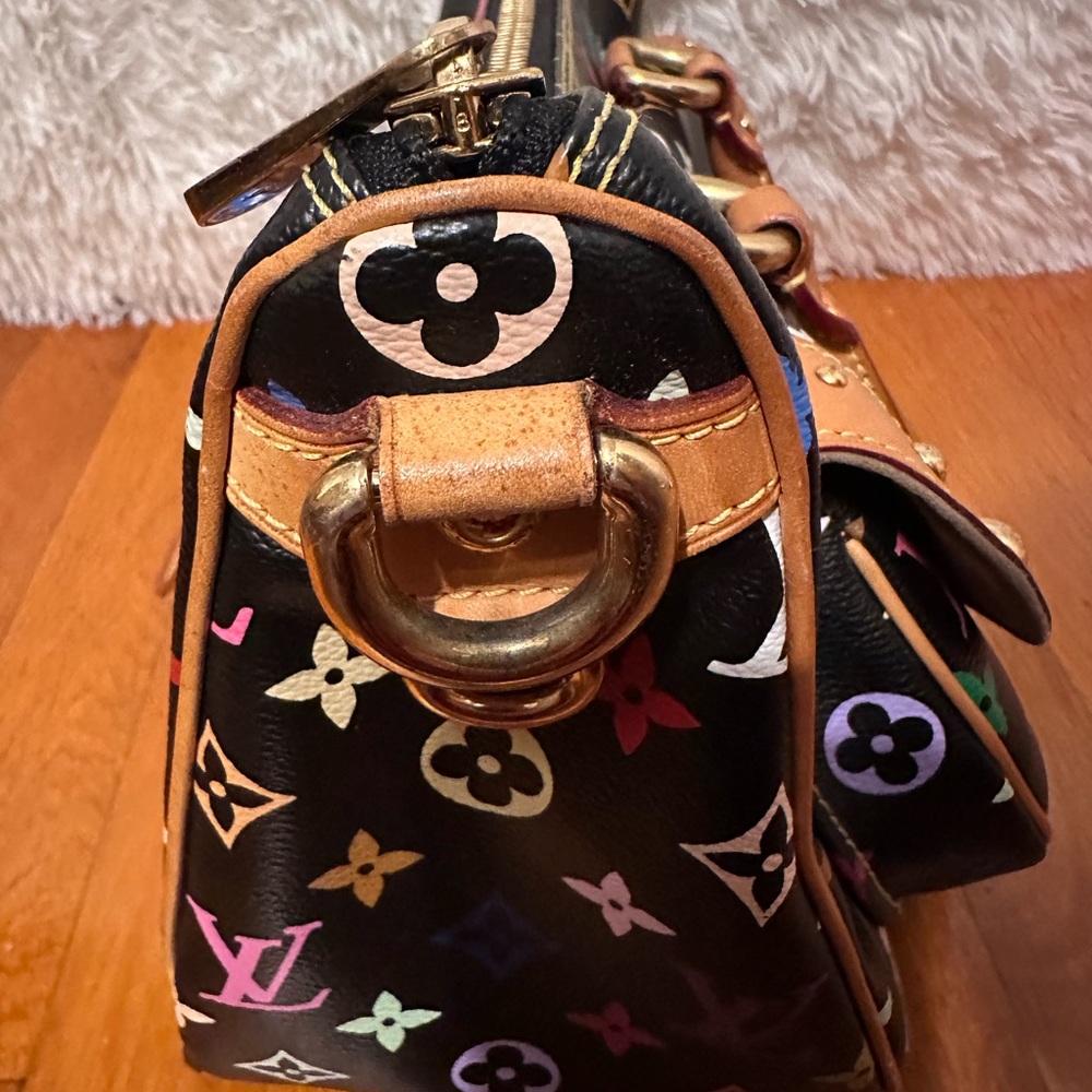 Louis Vuitton Black Multicolor Monogram Rita Hobo Bag - Picture 12 of 17